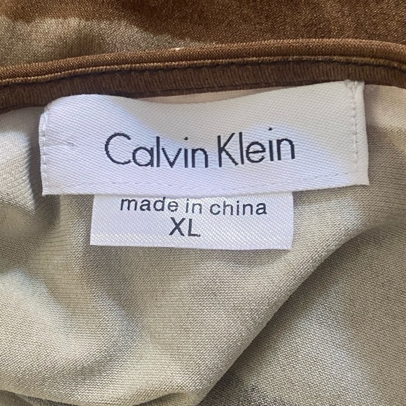 Vintage Calvin Klein cowl neck sleeveless top size large - Picture 5 of 6